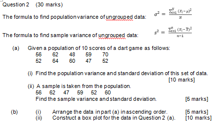 variance formula for grouped data