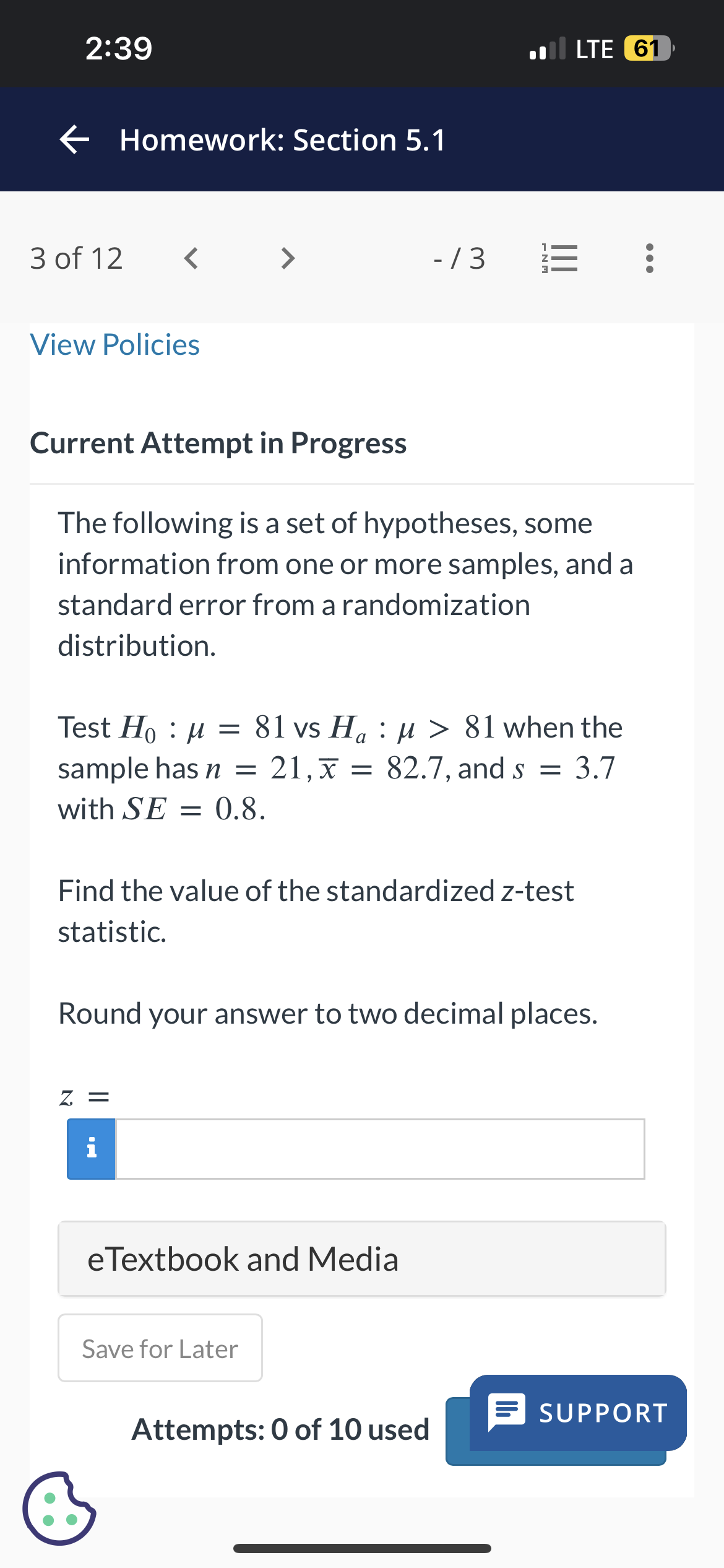Solved Current Attempt in Progress The following is a set of | Chegg.com
