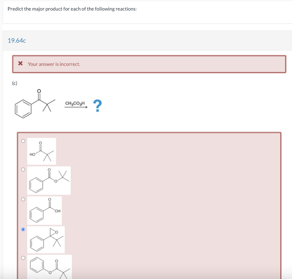 Solved Predict the major product for each of the following | Chegg.com