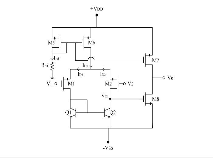 Design the differential amplifier given below | Chegg.com