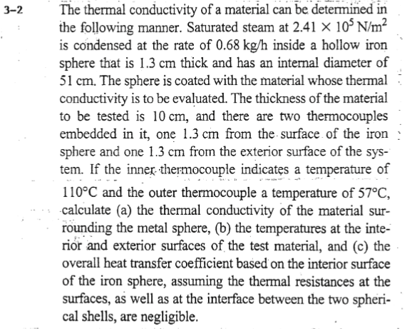 Solved The thermal conductivity of a material can be | Chegg.com