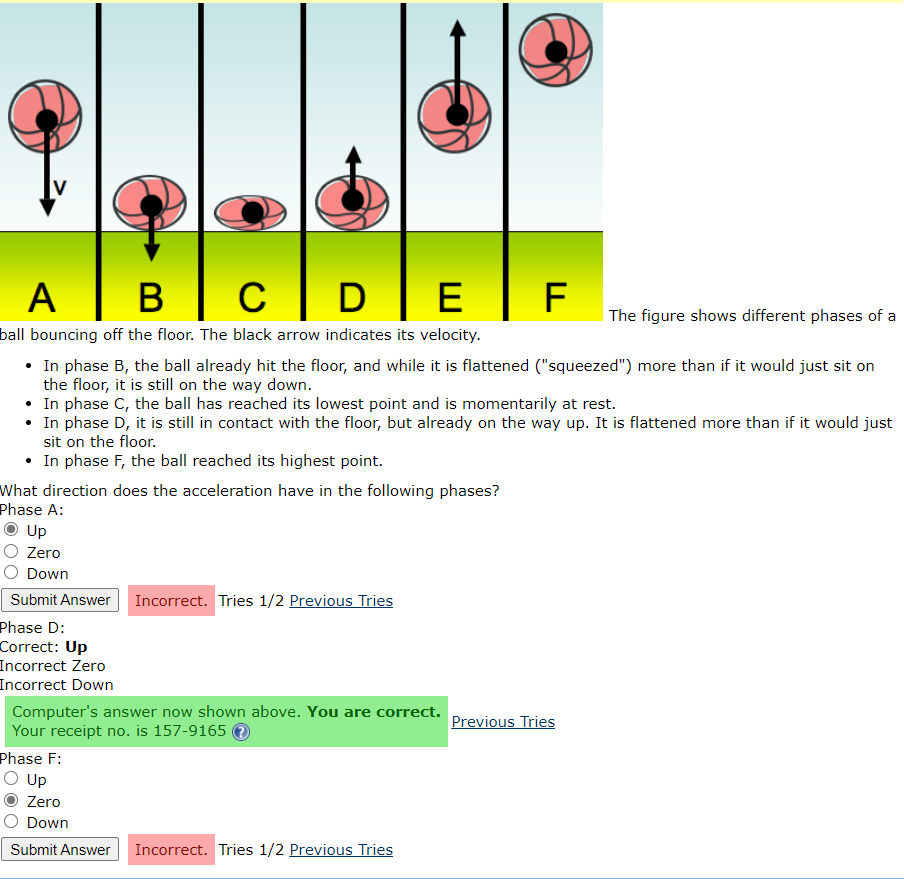 Solved V A B С E F The Figure Shows Different Phases Of A | Chegg.com