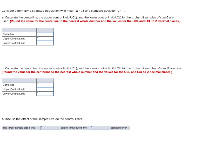 Solved Consider A Normally Distributed Population With Mean 