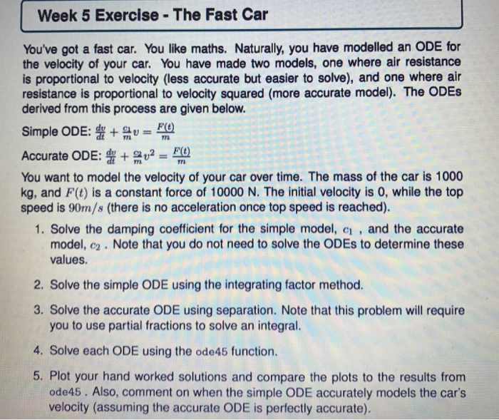 Solved A series RLC circuit (diagram below) can be modelled | Chegg.com