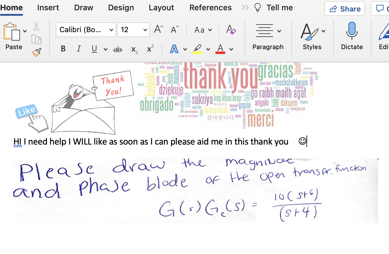 Solved Home Insert Draw Design Layout References Tell me | Chegg.com