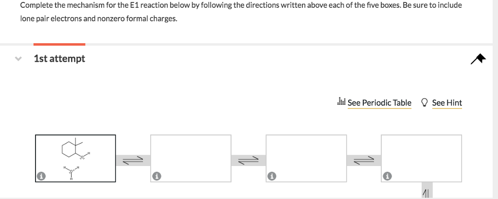 Solved Complete the mechanism for the E1 reaction below by | Chegg.com