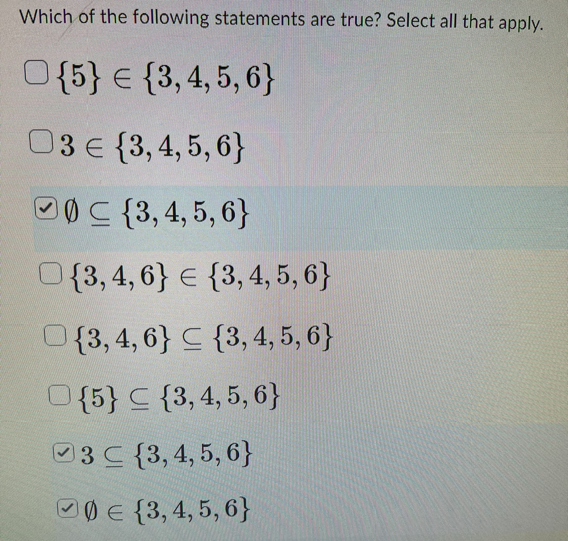 Solved Which Of The Following Statements Are True? Select | Chegg.com