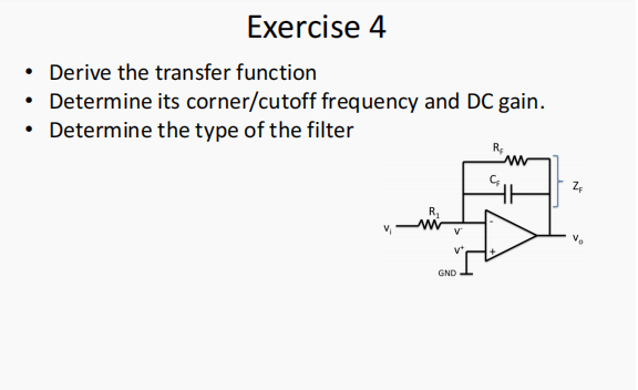 Solved Exercise 1 An RC filter drives a load Z. Given C = 1 | Chegg.com