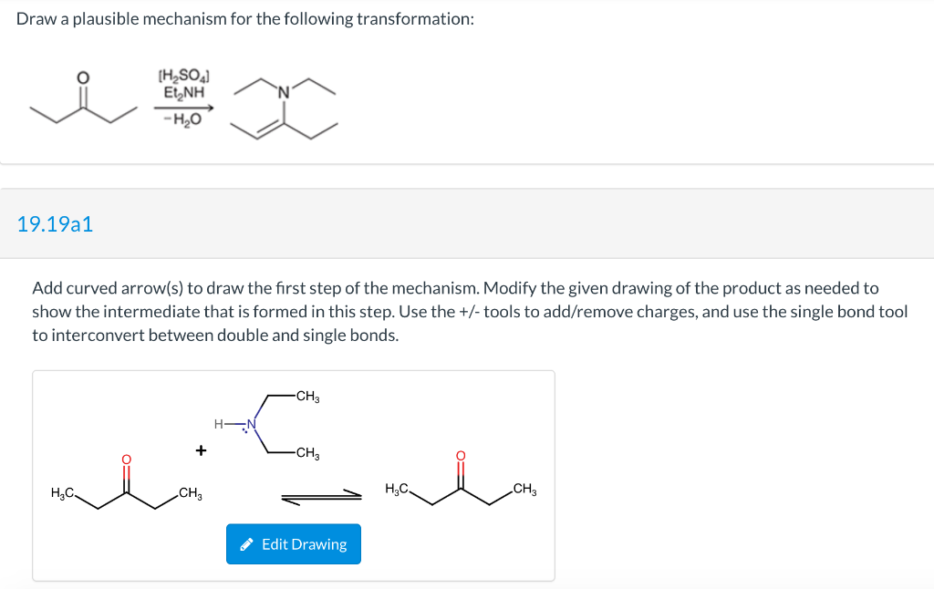 Solved Draw a plausible mechanism for the following