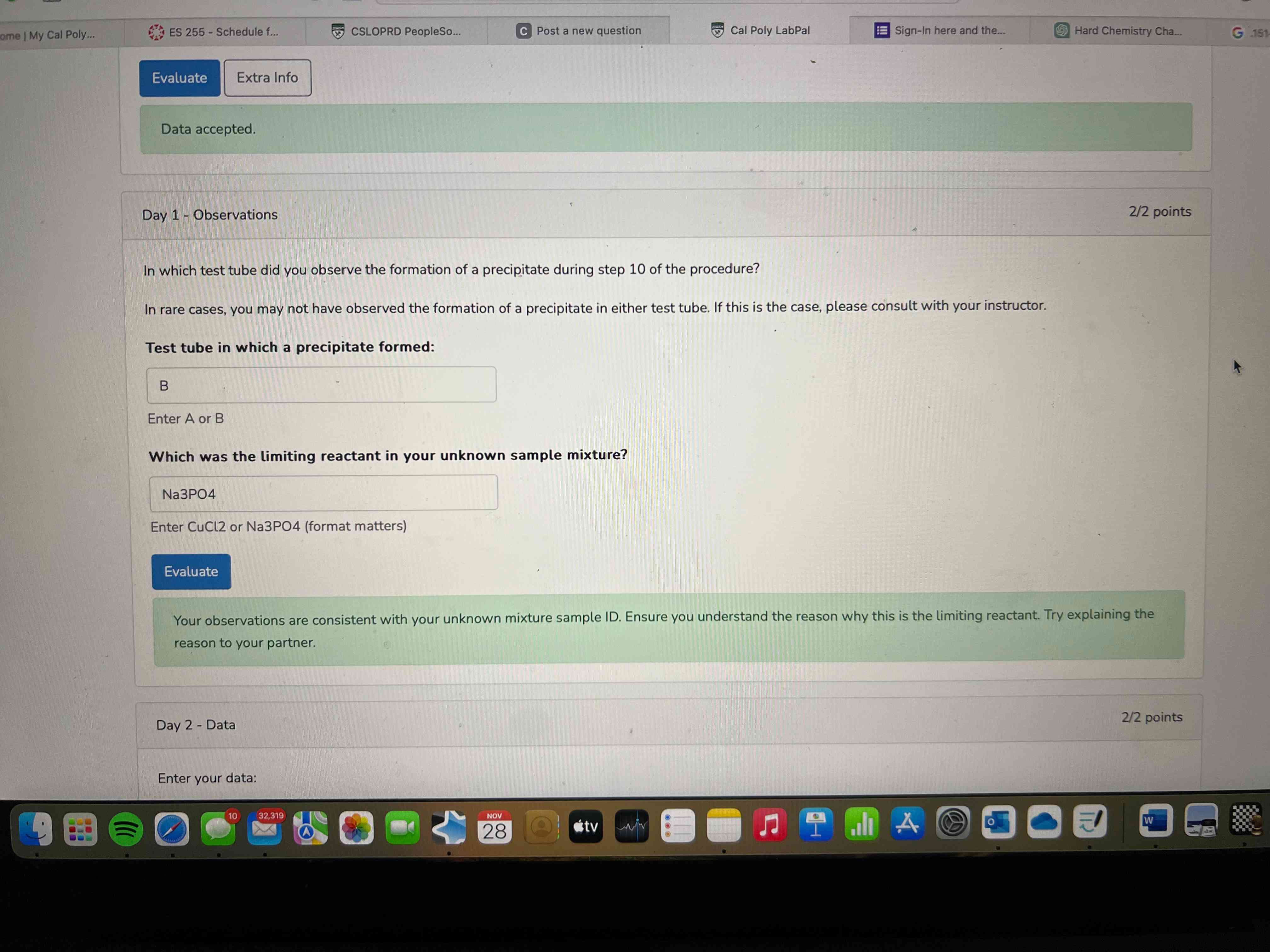 In this activity, you will be given a vial with a