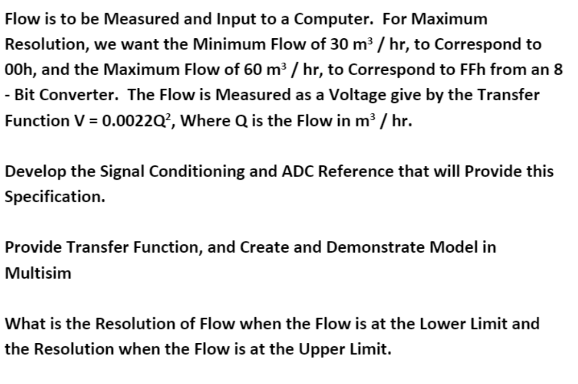 solved-flow-is-to-be-measured-and-input-to-a-computer-for-chegg
