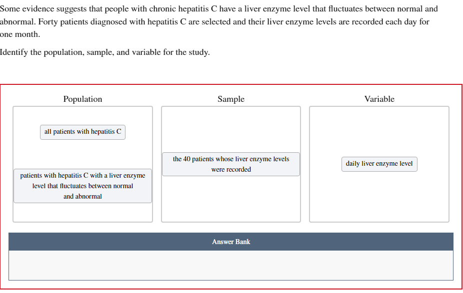 Some evidence suggests that people with chronic
