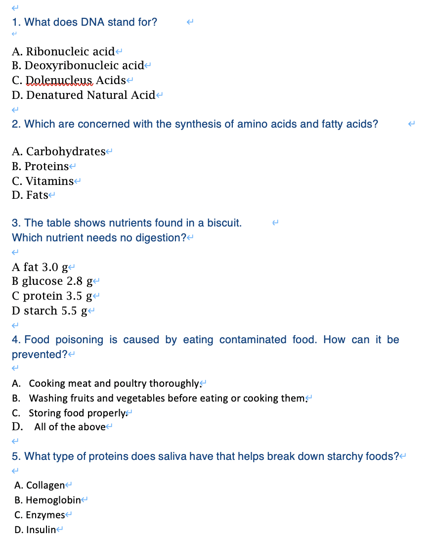 dna stands for ribonucleic acid