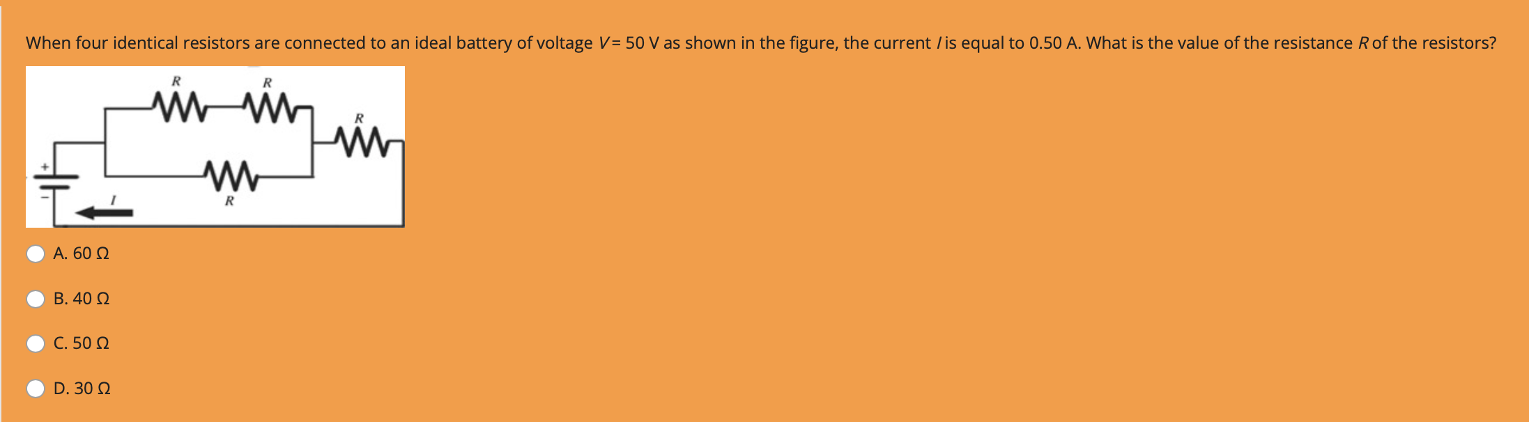 Solved When four identical resistors are connected to an
