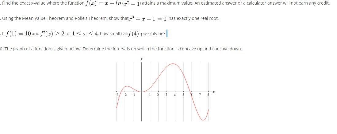 Solved Find the exact x-value where the function f(x) = x | Chegg.com