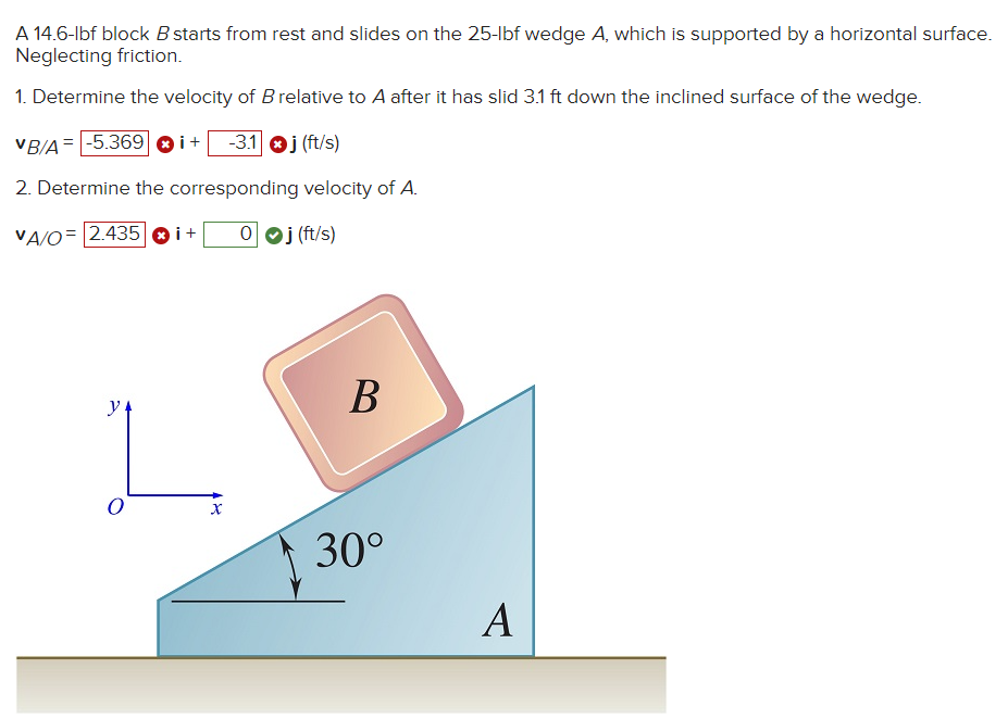 solved-a-14-6-lbf-block-b-starts-from-rest-and-slides-on-the-chegg
