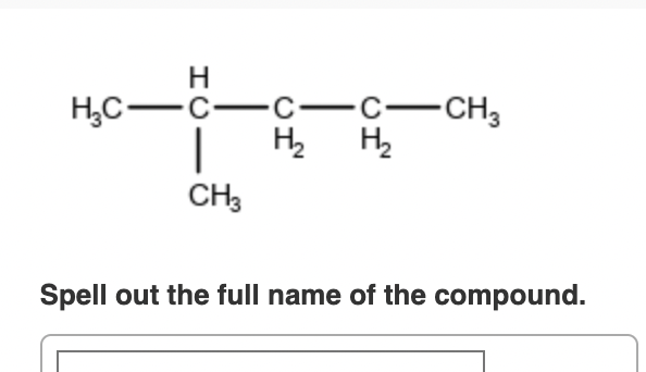Solved Spell out the full name of the compound. Spell out | Chegg.com