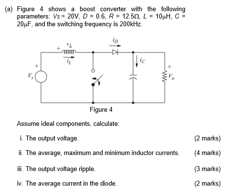 Solved Hi, This Power Electronics And Drives Questions. | Chegg.com