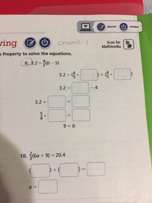 practice & problem solving answers