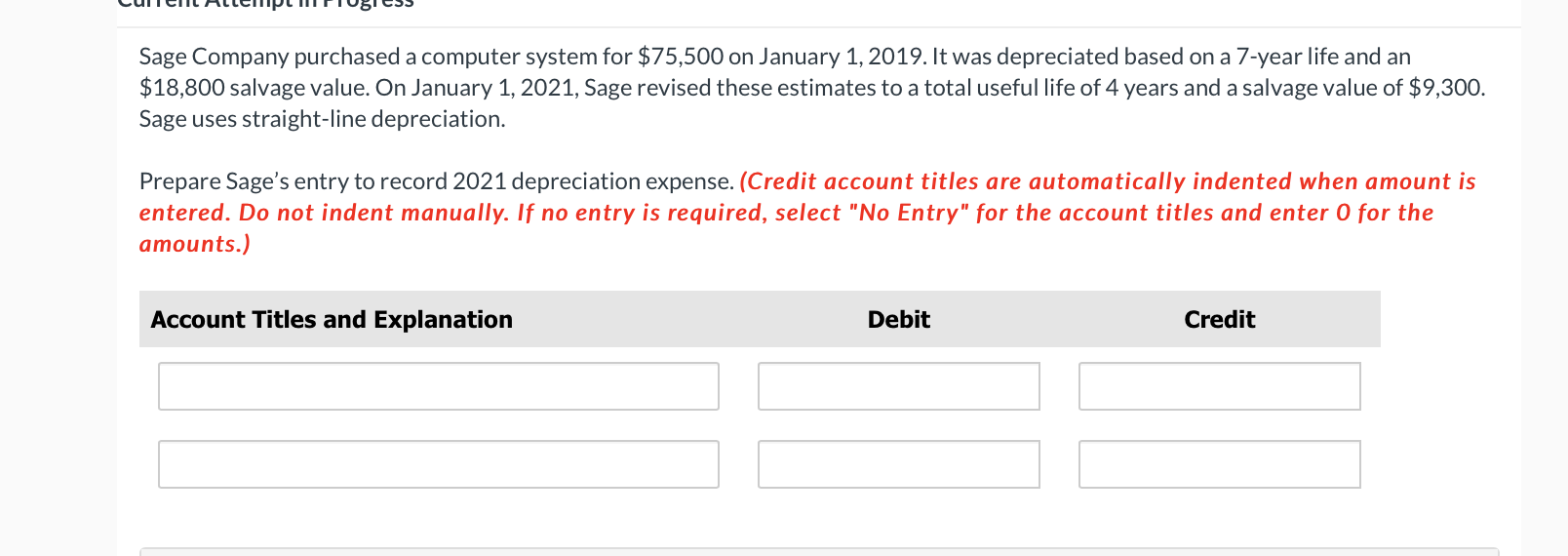 Solved Sage Company purchased a computer system for $75,500 | Chegg.com