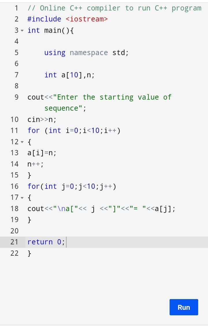 Solved 1 // Online C++ compiler to run C++ program 2