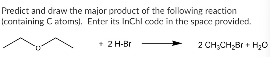 Solved Predict and draw the major product of the following | Chegg.com