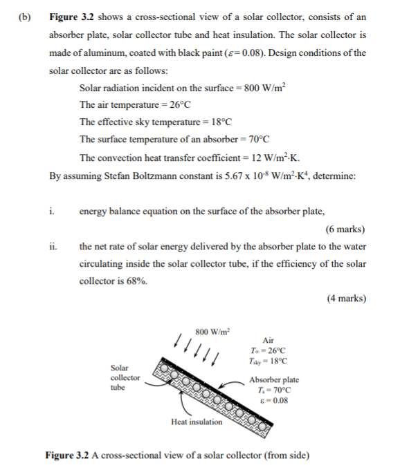 Solved (b) Figure 3.2 shows a cross-sectional view of a | Chegg.com