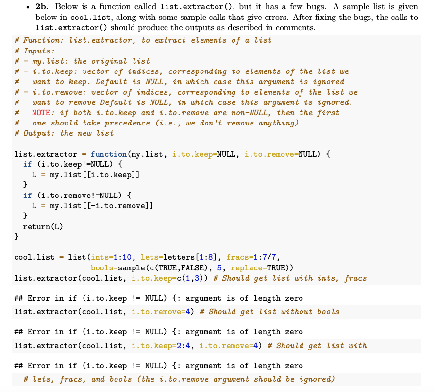 Solved 2. Bug Hunt Practice (30 points) You will fix a bunch | Chegg.com