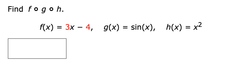 Solved Express the function in the form fog. (Use | Chegg.com