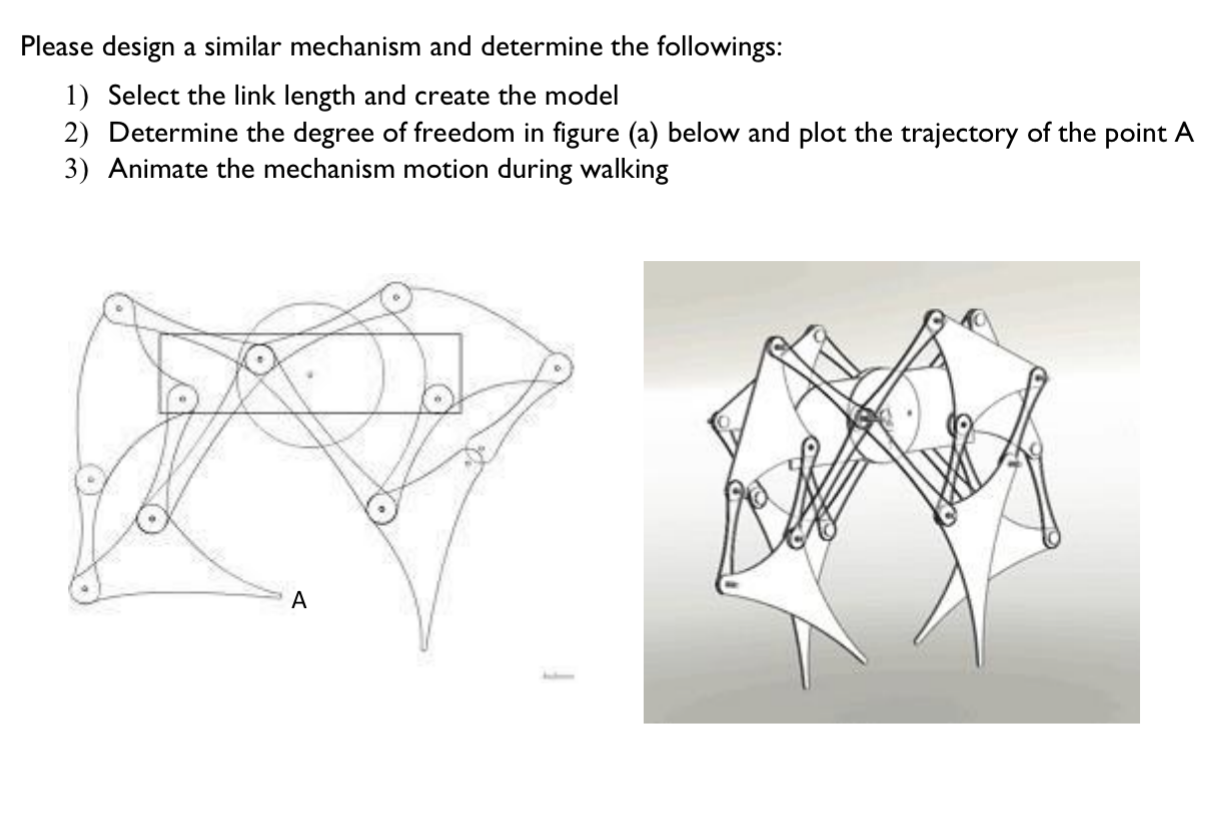 Solved Please design a similar mechanism and determine the