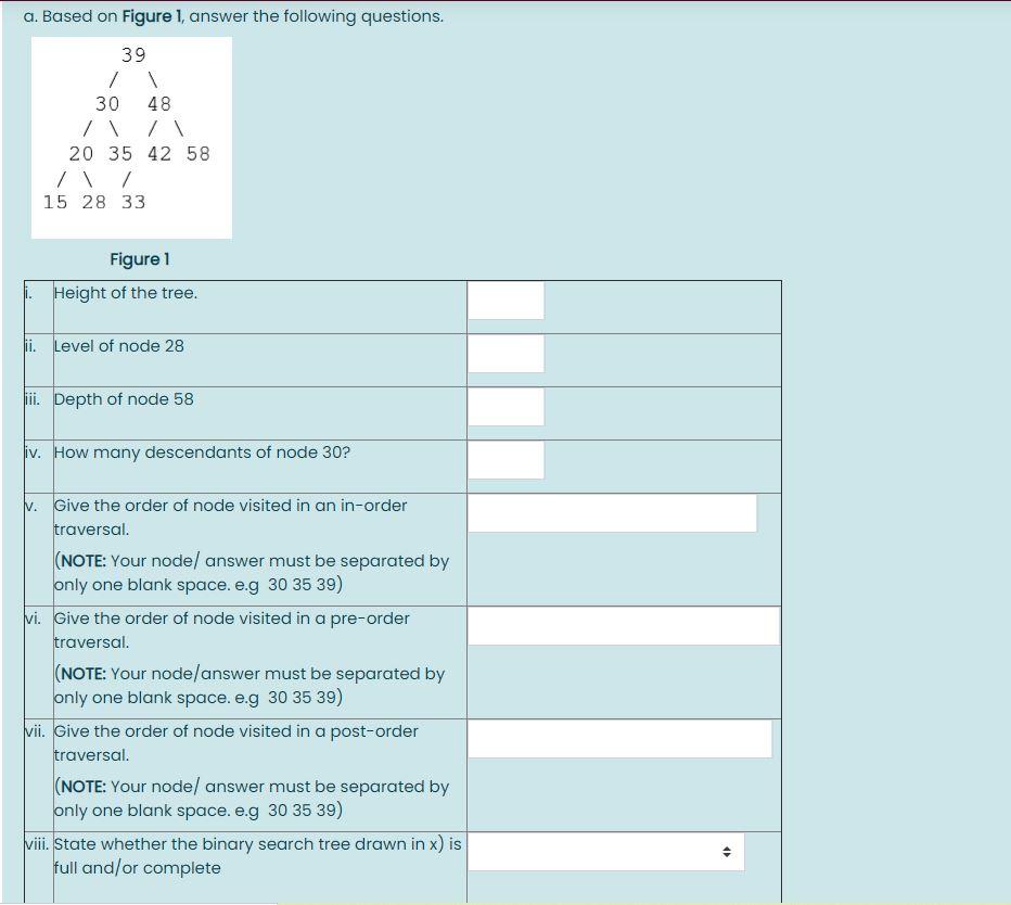 Solved a. Based on Figure 1 answer the following questions. | Chegg.com