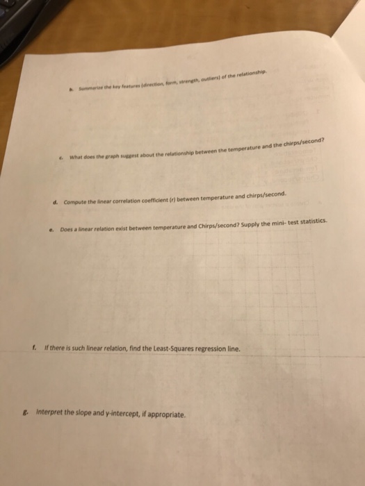 Solved (20pts) Crickets make a chirping noise by sliding