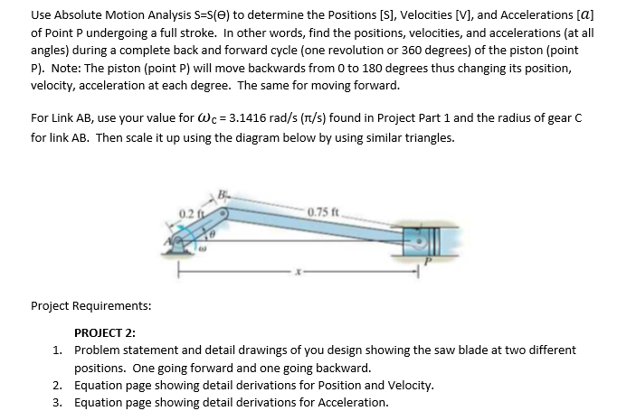 Solved Use Absolute Motion Analysis S S ɵ To Determine The Chegg Com