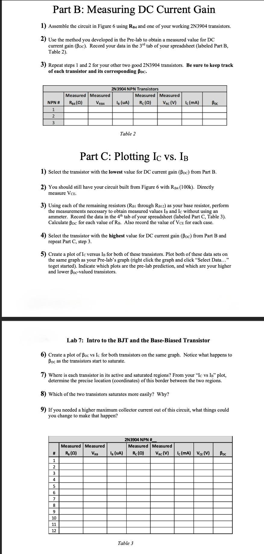 Solved Introduction BJT Transistors A Bipolar Junction