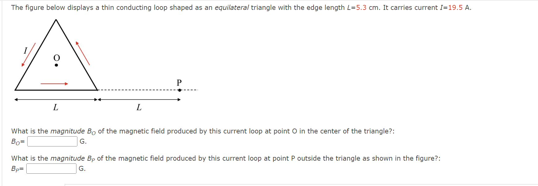Solved The figure below displays a thin conducting loop | Chegg.com