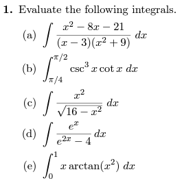 Solved Evaluate the following integrals in detail and step | Chegg.com