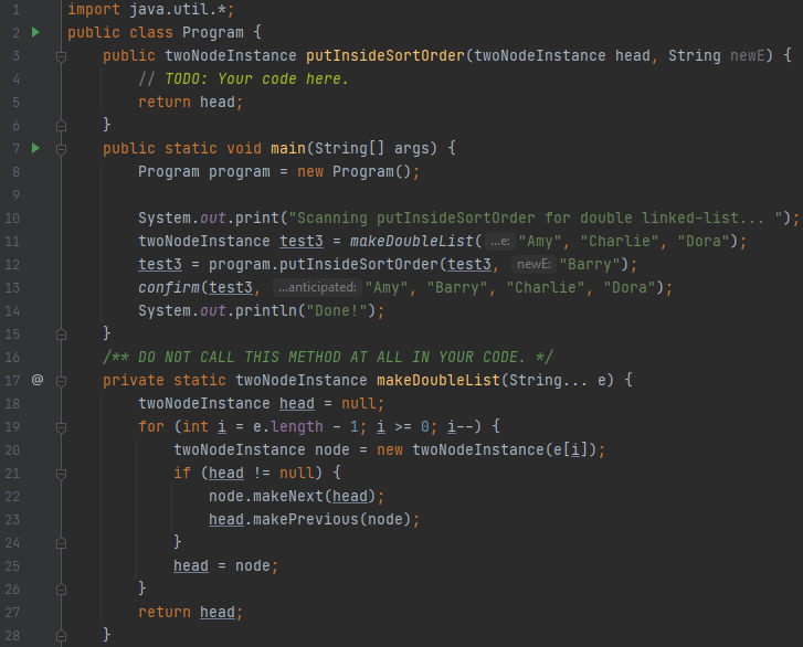 Solved FOR JAVA Two Java classes will serve as starter | Chegg.com
