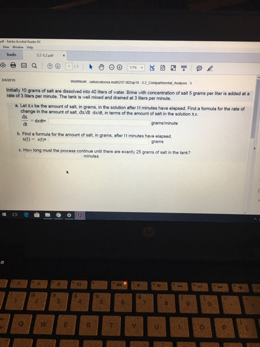 Solved HW-1.4 Euler Approx: Problem 3 (1 point) Use Eulers | Chegg.com