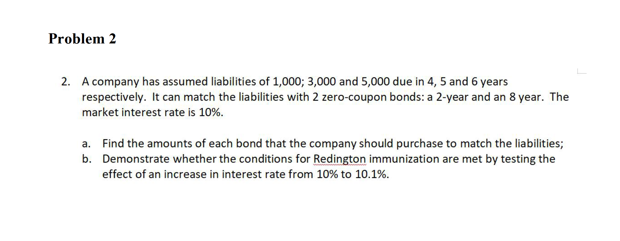 Problem 2 2. A Company Has Assumed Liabilities Of | Chegg.com