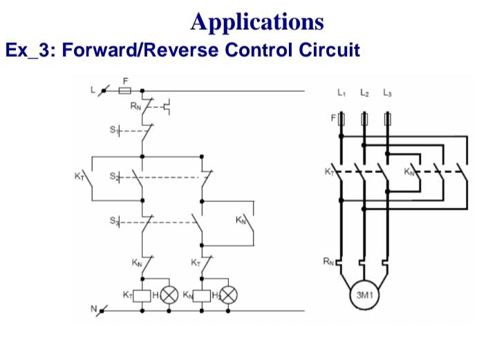 Solved Ex 3: Forward Reverse Control Circuit 