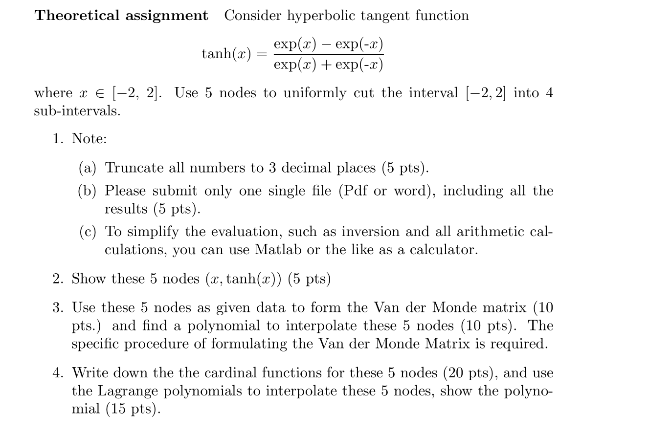 PLEASE USE MATLAB OR PYTHON TO SOLVE THIS QUESTION.. | Chegg.com