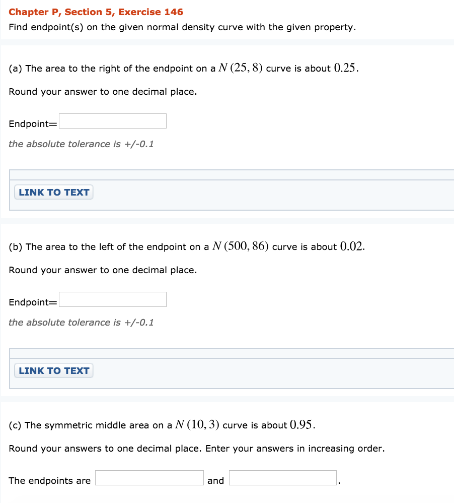 Solved Chapter P, Section 5, Exercise 146 Find endpoint(s) | Chegg.com
