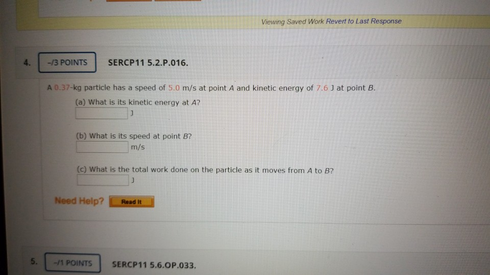Solved Viewing Saved Work Revert To Last Response 3 POINTS Chegg