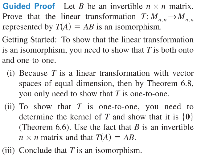 Solved Guided Proof Let B Be An Invertible N X N Matrix 