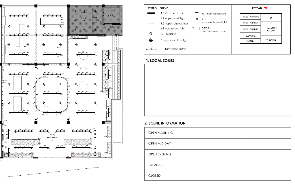 pdf illustrating a zoning layout for the reflective | Chegg.com
