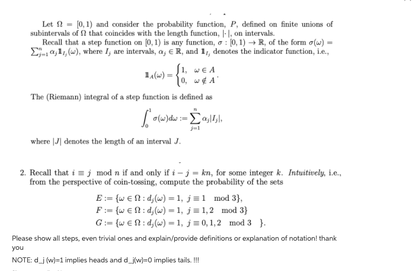 Let 2 0 1 And Consider The Probability Functio Chegg Com