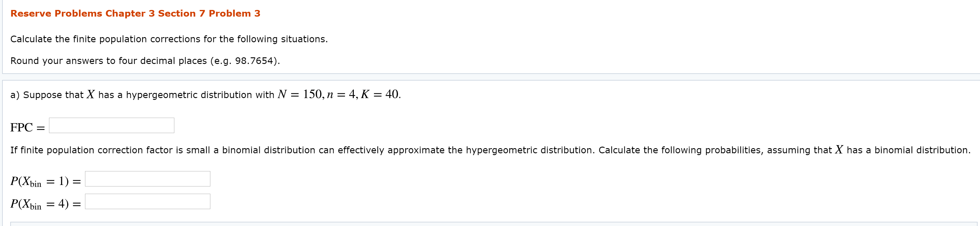 Reserve Problems Chapter 3 Section 7 Problem 3 | Chegg.com
