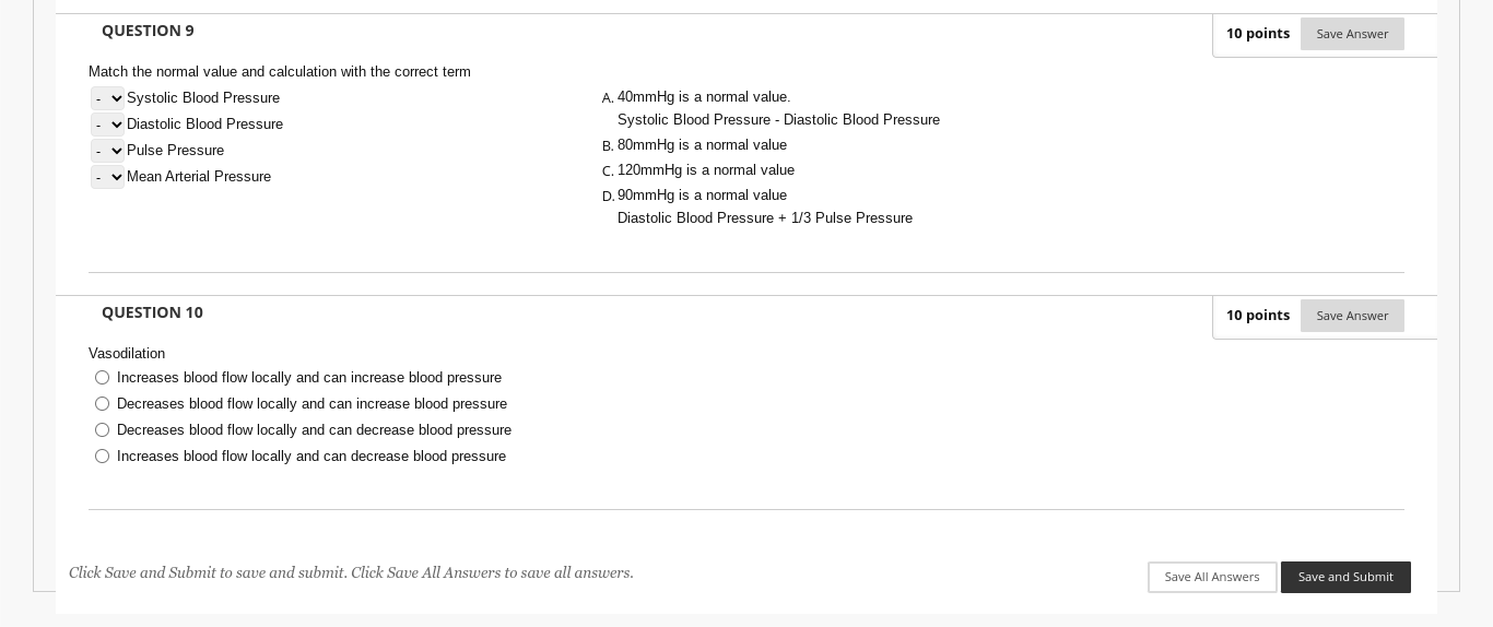 Solved Blood pressure must increase in response to a | Chegg.com