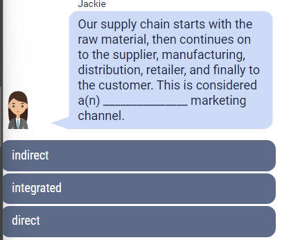 Solved Our supply chain starts with the raw material, then | Chegg.com