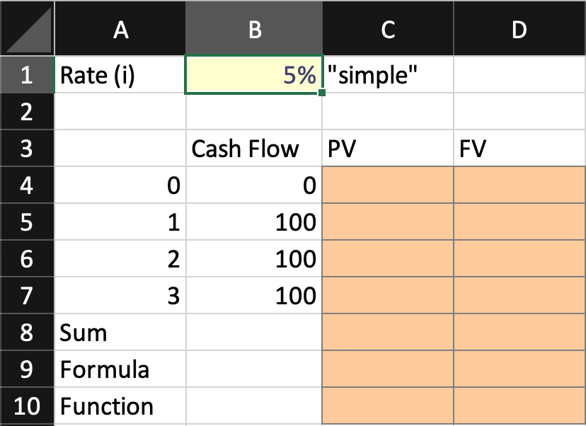 FORMULA ONLY: If thesimplerate(APR) is 10\% but | Chegg.com